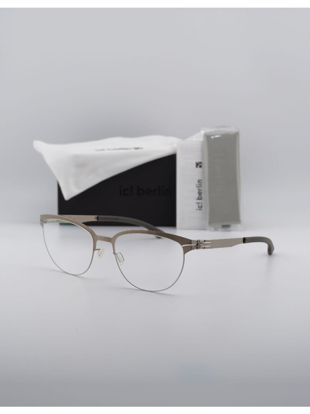 Ic! Berline THE INGENUE M1417 073 Browline Eyeglasses 52mm – Shiny Bronze Warm G